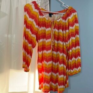 Bright multicolored top LG